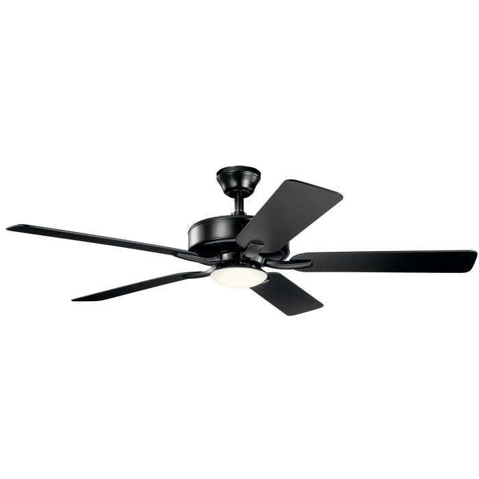 Myhouse Lighting Kichler - 330019SBK - 52"Ceiling Fan - Basics Pro Designer - Satin Black