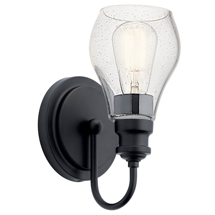 Myhouse Lighting Kichler - 45390BK - One Light Wall Sconce - Greenbrier - Black