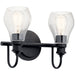 Myhouse Lighting Kichler - 45391BK - Two Light Bath - Greenbrier - Black