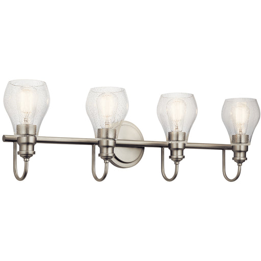 Myhouse Lighting Kichler - 45393NI - Four Light Bath - Greenbrier - Brushed Nickel