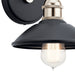 Myhouse Lighting Kichler - 45943BK - One Light Wall Sconce - Clyde - Black