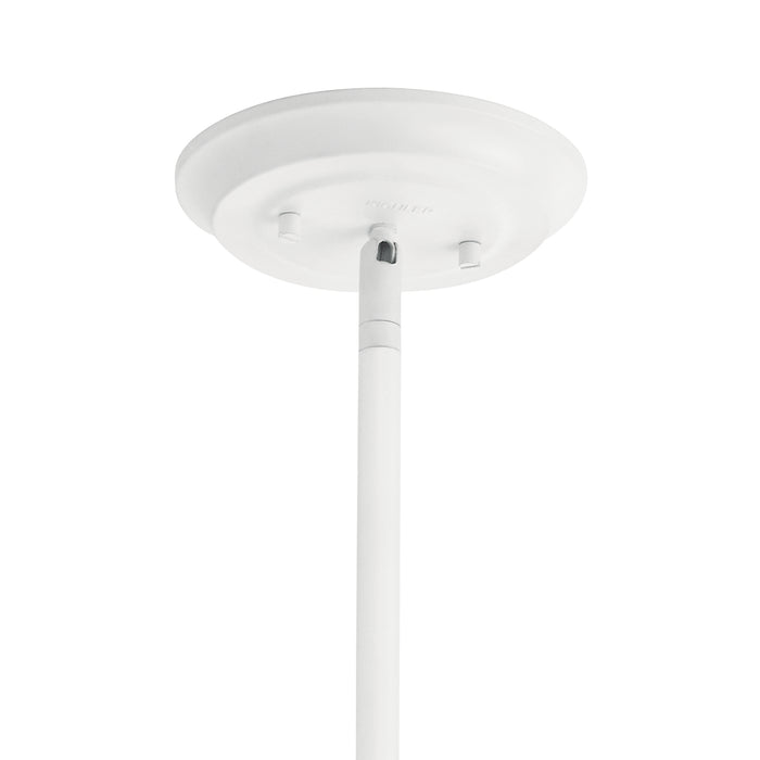 Myhouse Lighting Kichler - 52096WH - One Light Pendant/Semi Flush Mount - Elias - White