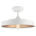 Myhouse Lighting Kichler - 52098WH - One Light Semi Flush Mount - Elias - White