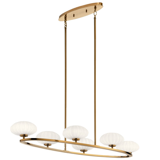 Myhouse Lighting Kichler - 52224FXG - Six Light Chandelier - Pim - Fox Gold