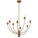 Myhouse Lighting Kichler - 52255SB - Eight Light Chandelier - Hatton - Satin Bronze