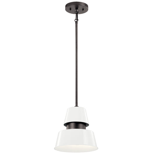 Myhouse Lighting Kichler - 59003WH - One Light Outdoor Pendant - Lozano - White