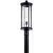 Myhouse Lighting Kichler - 59025BK - One Light Outdoor Post Mount - Barras - Black