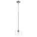 Myhouse Lighting Quorum - 3202-65 - One Light Pendant - Dakota - Satin Nickel