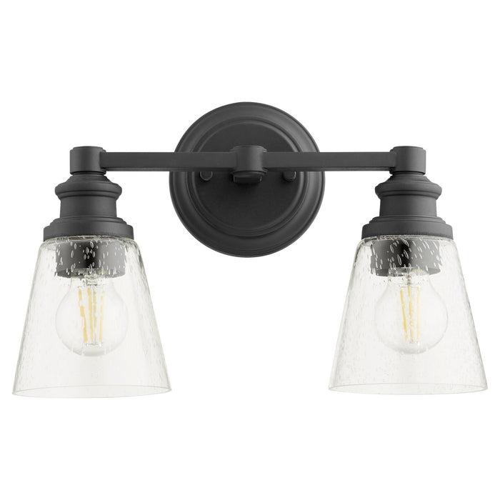 Myhouse Lighting Quorum - 509-2-69 - Two Light Wall Mount - Dunbar - Textured Black