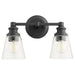 Myhouse Lighting Quorum - 509-2-69 - Two Light Wall Mount - Dunbar - Textured Black