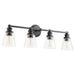 Myhouse Lighting Quorum - 509-4-69 - Four Light Vanity - Dunbar - Textured Black