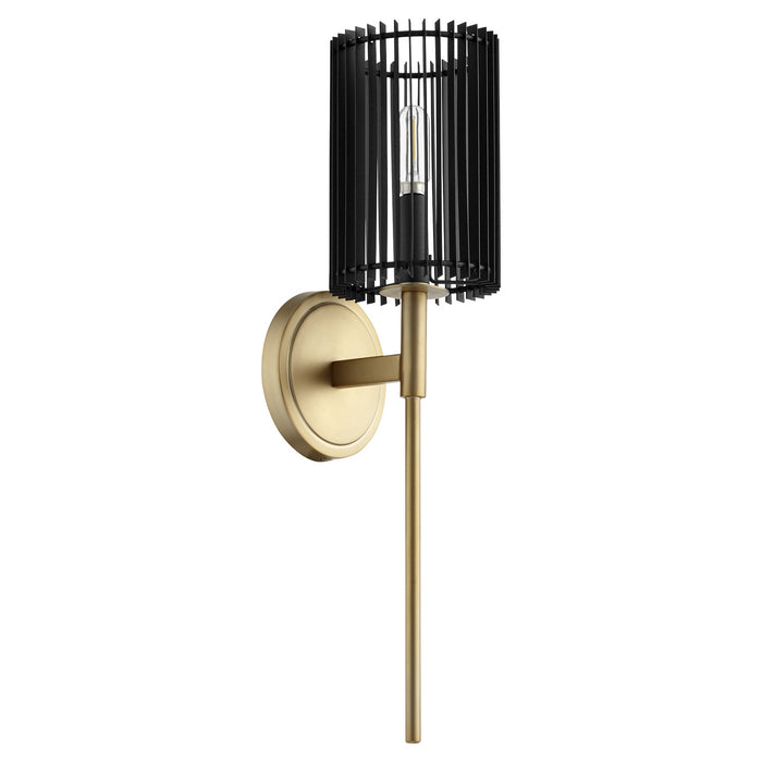 Myhouse Lighting Quorum - 517-80 - One Light Wall Mount - Finura - Aged Brass