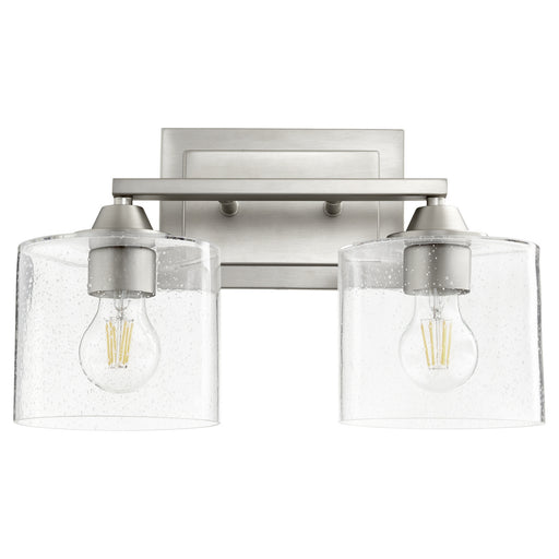 Myhouse Lighting Quorum - 5202-2-65 - Two Light Vanity - Dakota - Satin Nickel