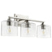 Myhouse Lighting Quorum - 5202-3-65 - Three Light Vanity - Dakota - Satin Nickel