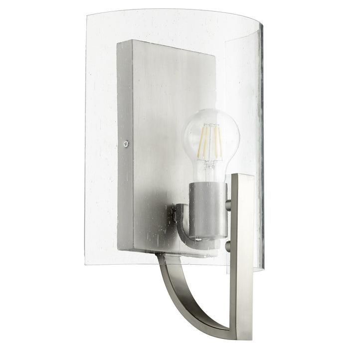 Myhouse Lighting Quorum - 5202-65 - One Light Wall Sconce - Dakota - Satin Nickel