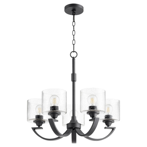 Myhouse Lighting Quorum - 6202-5-69 - Five Light Chandelier - Dakota - Textured Black