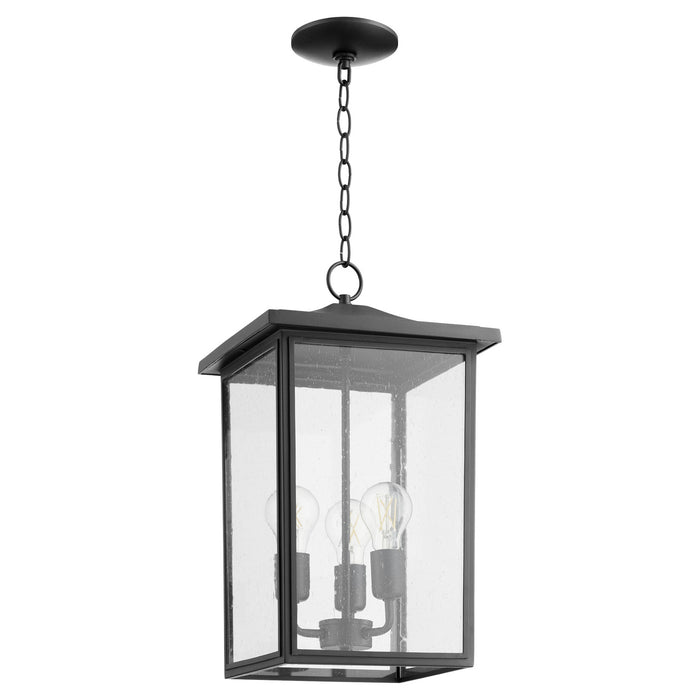 Myhouse Lighting Quorum - 723-11-69 - Three Light Pendant - Riverside - Textured Black