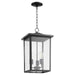 Myhouse Lighting Quorum - 723-11-69 - Three Light Pendant - Riverside - Textured Black