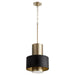 Myhouse Lighting Quorum - 8011-6980 - One Light Pendant - Cylinder Drum Pendants - Textured Black