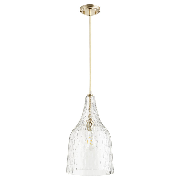 Myhouse Lighting Quorum - 8142-80 - One Light Pendant - 8142 Pendants - Aged Brass