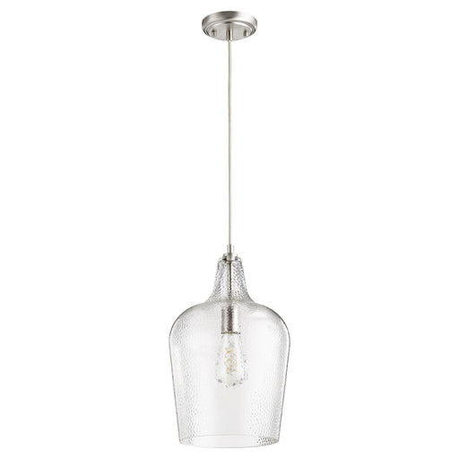 Myhouse Lighting Quorum - 8143-65 - One Light Pendant - 8143 Pendants - Satin Nickel