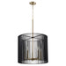 Myhouse Lighting Quorum - 819-5-80 - Five Light Pendant - Finura - Aged Brass