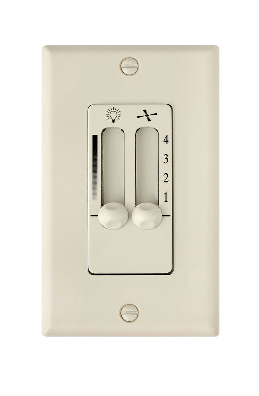 Myhouse Lighting Hinkley - 980008FAL - Wall Contol - Wall Ctl 4 Speed Dual Slide - Almond