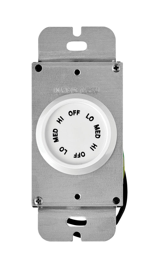 Myhouse Lighting Hinkley - 980010FAW - Wall Contol - Wall Control 3 Speed Rotary - Appliance White