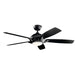 Myhouse Lighting Kichler - 330001SBK - 54"Ceiling Fan - Geno - Satin Black