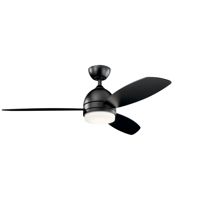 Myhouse Lighting Kichler - 330002SBK - 52"Ceiling Fan - Vassar - Satin Black