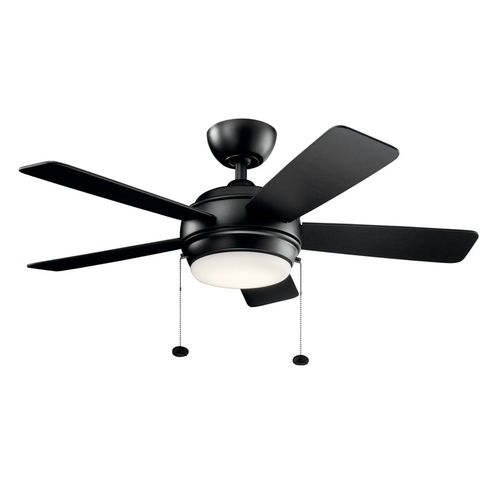 Myhouse Lighting Kichler - 330171SBK - 42"Ceiling Fan - Starkk - Satin Black