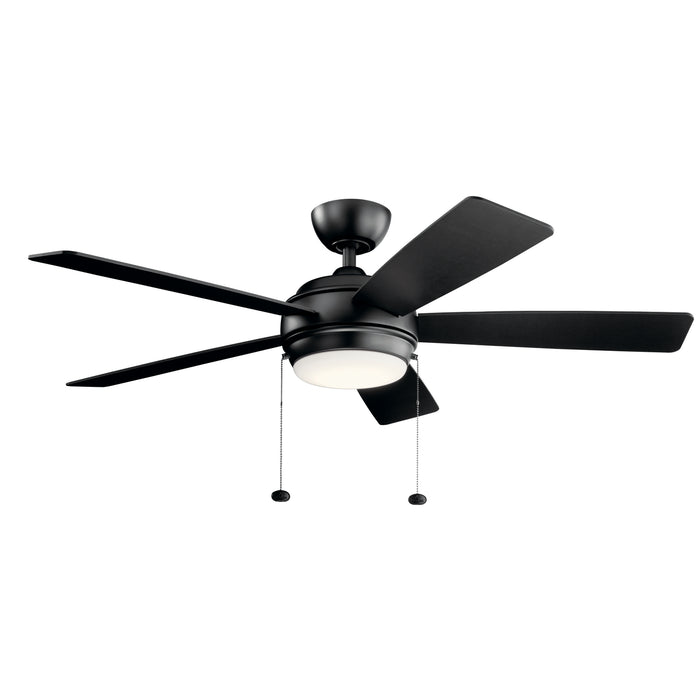 Myhouse Lighting Kichler - 330174SBK - 52"Ceiling Fan - Starkk - Satin Black