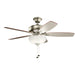 Myhouse Lighting Kichler - 330347NI - 52"Ceiling Fan - Terra - Brushed Nickel