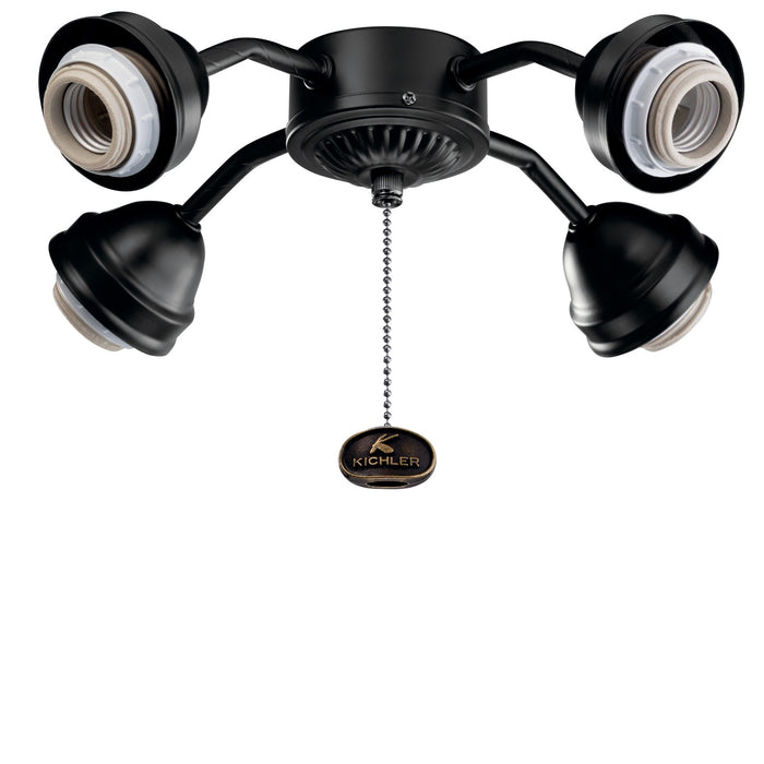 Myhouse Lighting Kichler - 350015SBK - LED Fan Fitter - Accessory - Satin Black