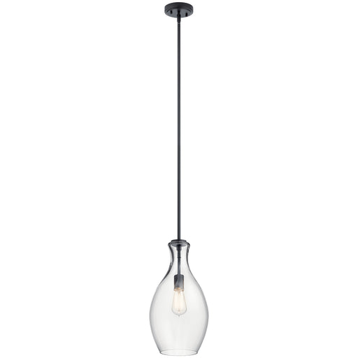 Myhouse Lighting Kichler - 42047BK - One Light Mini Pendant - Everly - Black