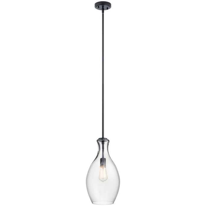 Myhouse Lighting Kichler - 42047BK - One Light Mini Pendant - Everly - Black