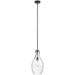 Myhouse Lighting Kichler - 42047BK - One Light Mini Pendant - Everly - Black