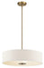 Myhouse Lighting Kichler - 42121CLZ - Three Light Pendant - No Family - Classic Bronze