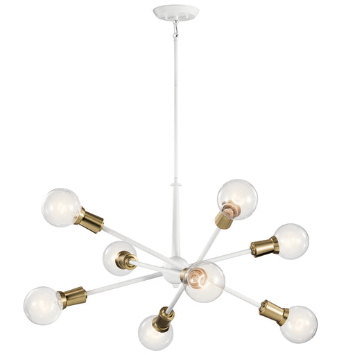Myhouse Lighting Kichler - 43118WH - Eight Light Chandelier - Armstrong - White