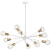 Myhouse Lighting Kichler - 43119WH - Ten Light Chandelier - Armstrong - White