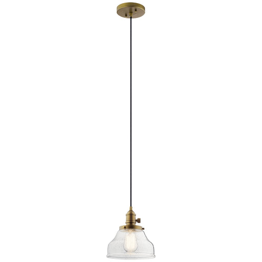 Myhouse Lighting Kichler - 43850NBR - One Light Mini Pendant - Avery - Natural Brass