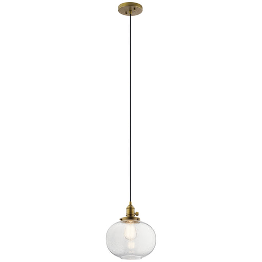 Myhouse Lighting Kichler - 43852NBR - One Light Mini Pendant - Avery - Natural Brass