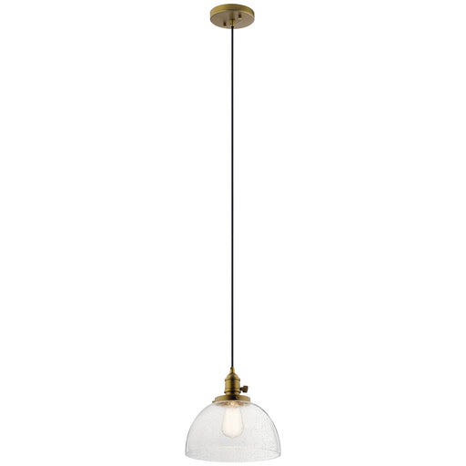 Myhouse Lighting Kichler - 43853NBR - One Light Mini Pendant - Avery - Natural Brass