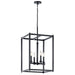 Myhouse Lighting Kichler - 43998BK - Four Light Foyer Pendant - Crosby - Black