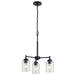 Myhouse Lighting Kichler - 44029BK - Three Light Mini Chandelier - Winslow - Black