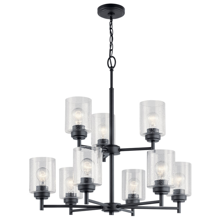 Myhouse Lighting Kichler - 44031BK - Nine Light Chandelier - Winslow - Black