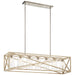 Myhouse Lighting Kichler - 44082DAW - Seven Light Linear Chandelier - Moorgate - Distressed Antique White