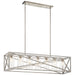 Myhouse Lighting Kichler - 44082DAW - Seven Light Linear Chandelier - Moorgate - Distressed Antique White