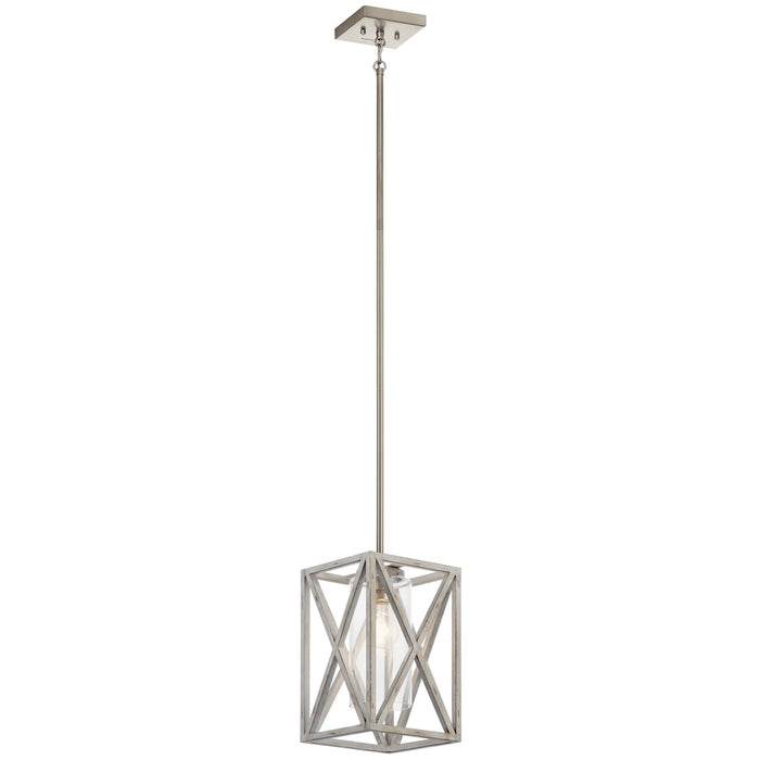 Myhouse Lighting Kichler - 44083DAW - One Light Mini Pendant - Moorgate - Distressed Antique White