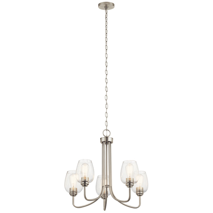 Myhouse Lighting Kichler - 44377NICS - Five Light Chandelier - Valserrano - Brushed Nickel